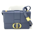 Christian Dior Blue Leather Shoulder Bag (Pre-Owned)