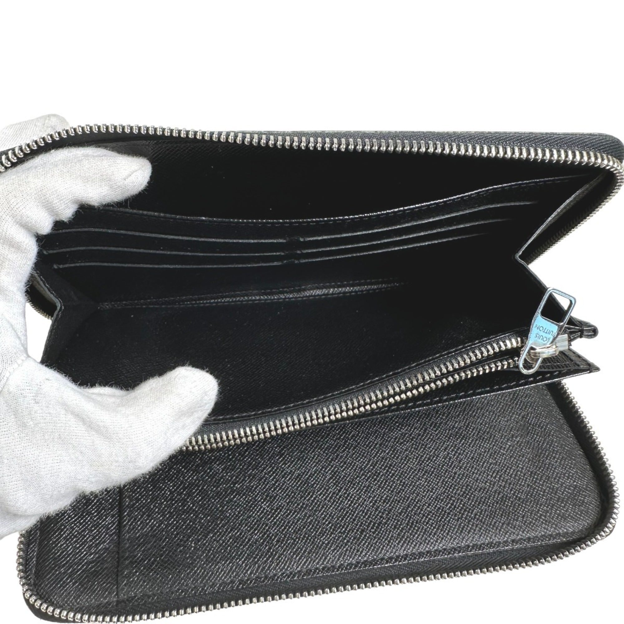 Louis Vuitton Black Damier Graphite Long Wallet