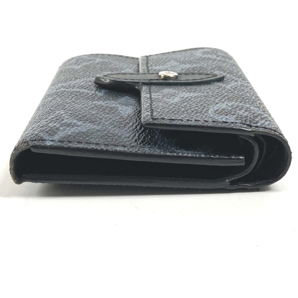 Louis Vuitton Navy Leather Chain/Shoulder Wallet