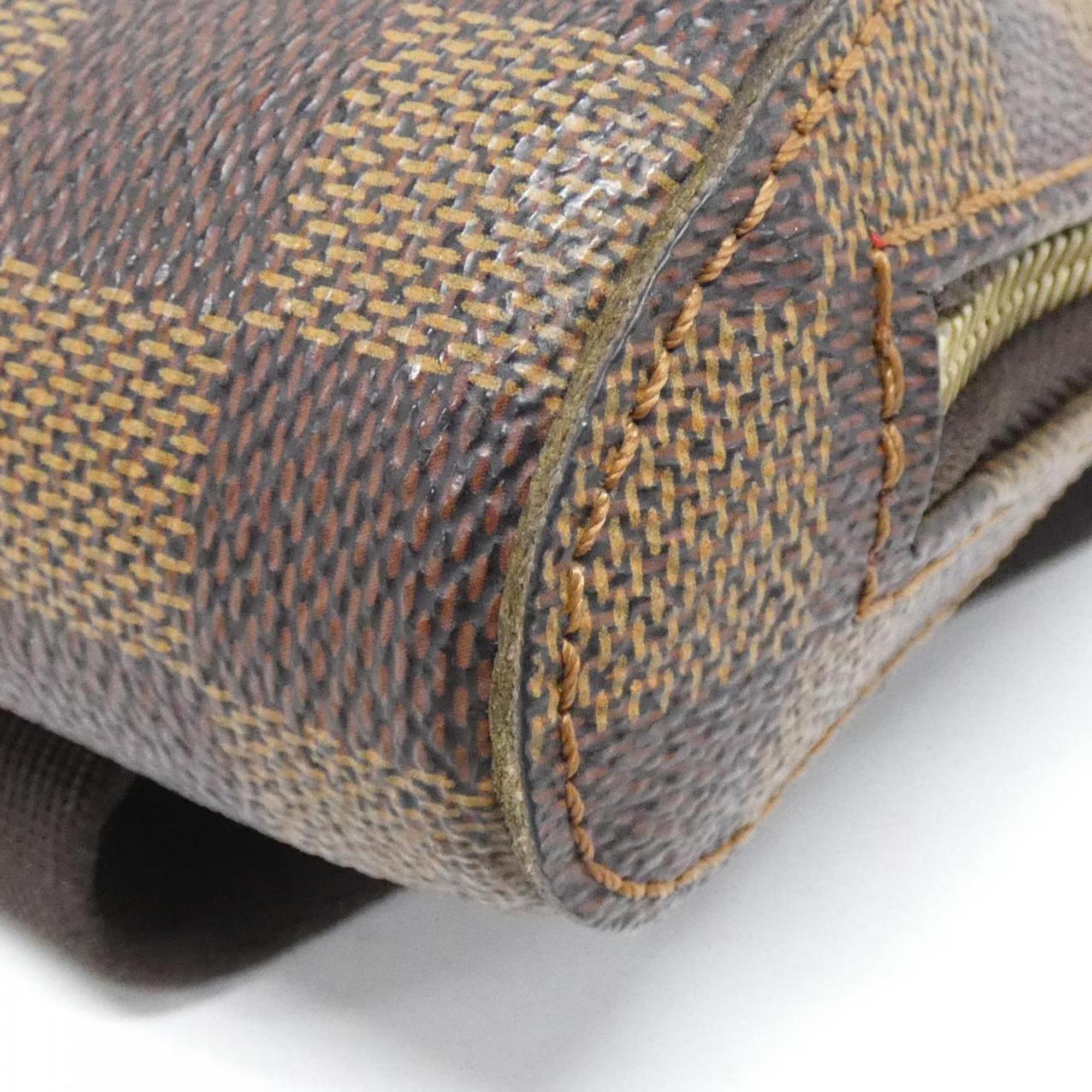 Louis Vuitton Brown Coated Canvas Shoulder Bag