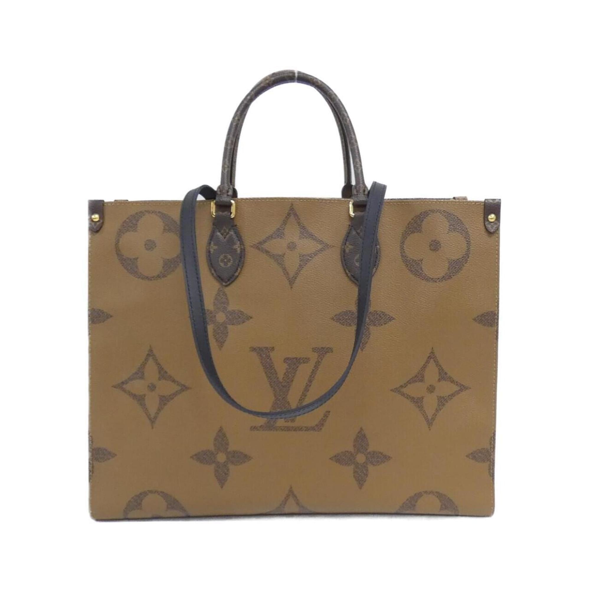 Louis Vuitton Marron Coated Canvas Handbag
