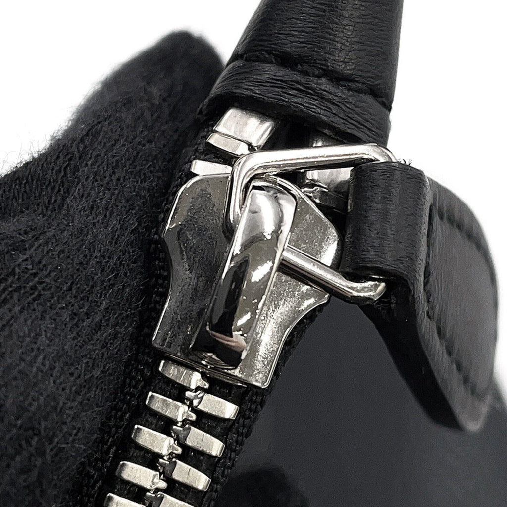 Balenciaga Black Mesh Leather Handbag Tote