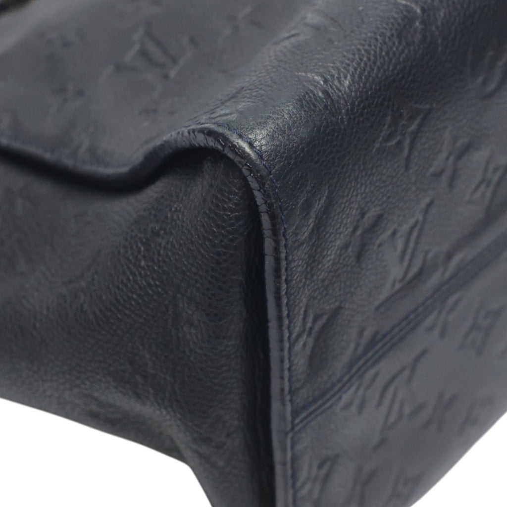 Louis Vuitton Black Infini Monogram Empreinte Tote Bag