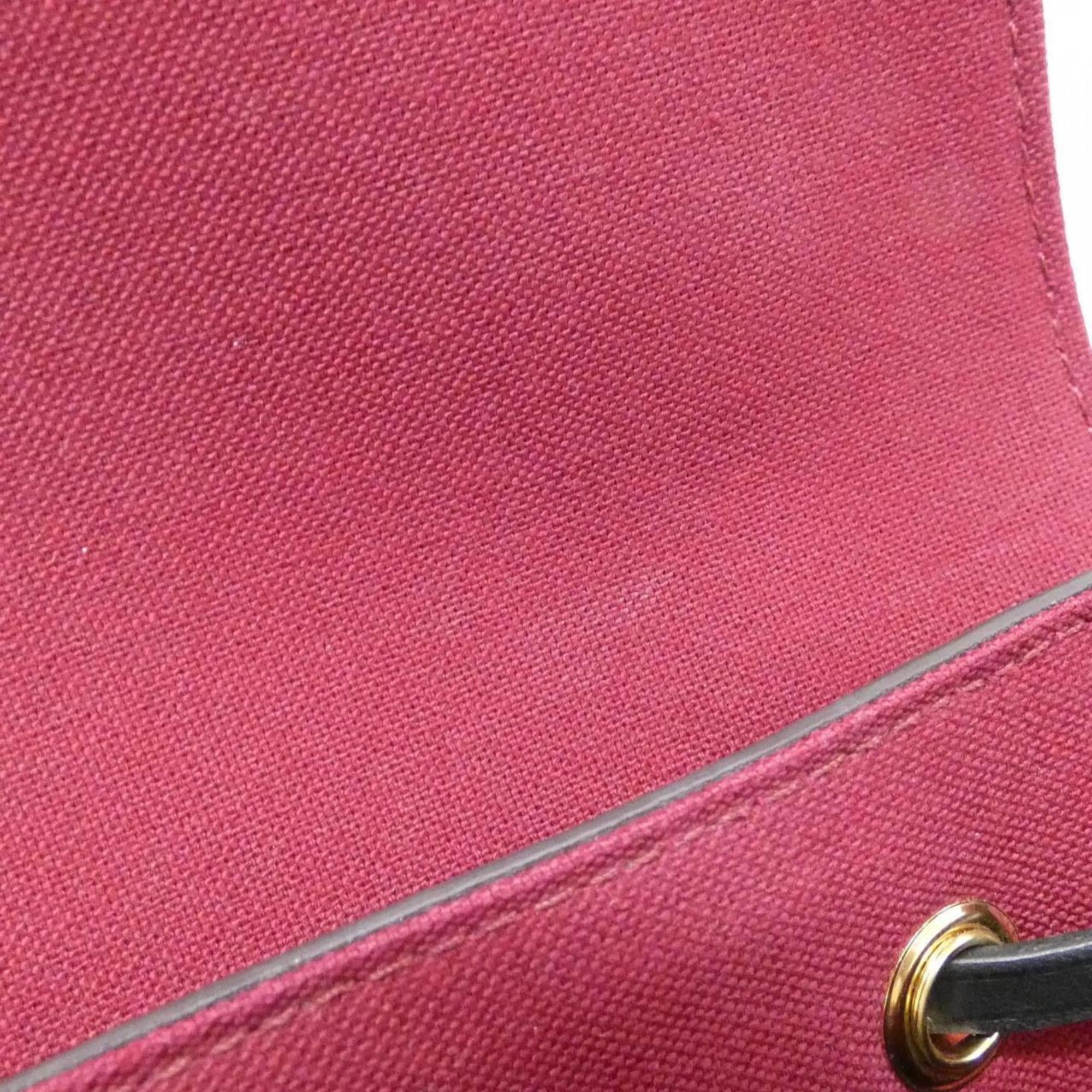 Louis Vuitton Brown Coated Canvas Leather Backpack