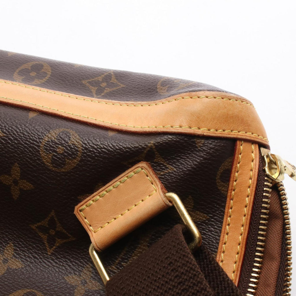 Louis Vuitton Brown Coated Canvas Leather Backpack