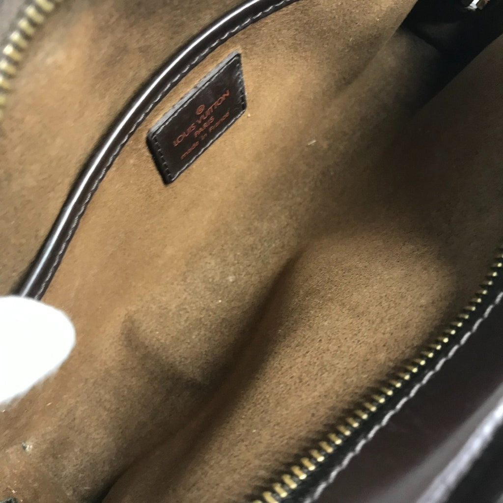 Louis Vuitton Brown Ebene Damier Canvas Clutch Bag Pouch