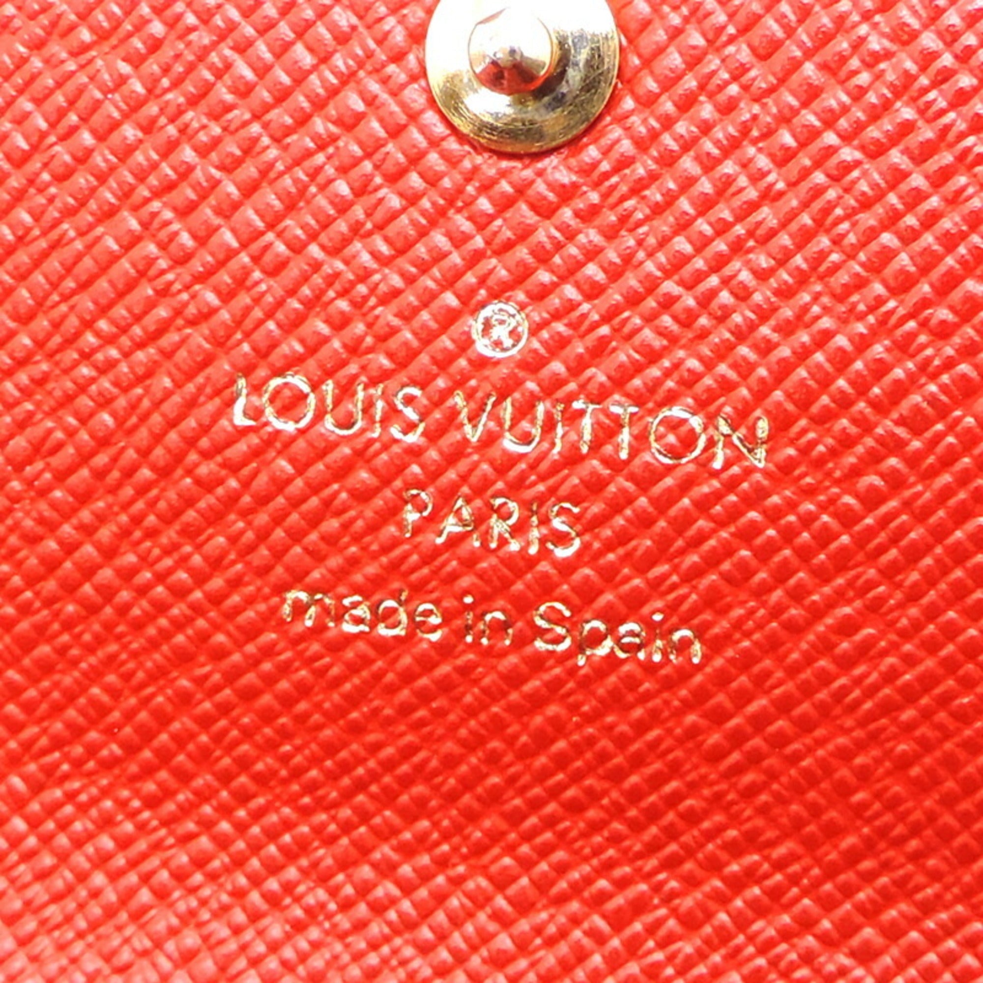 Louis Vuitton Epi Castilian Red Red Color Epi Leather Long Wallet