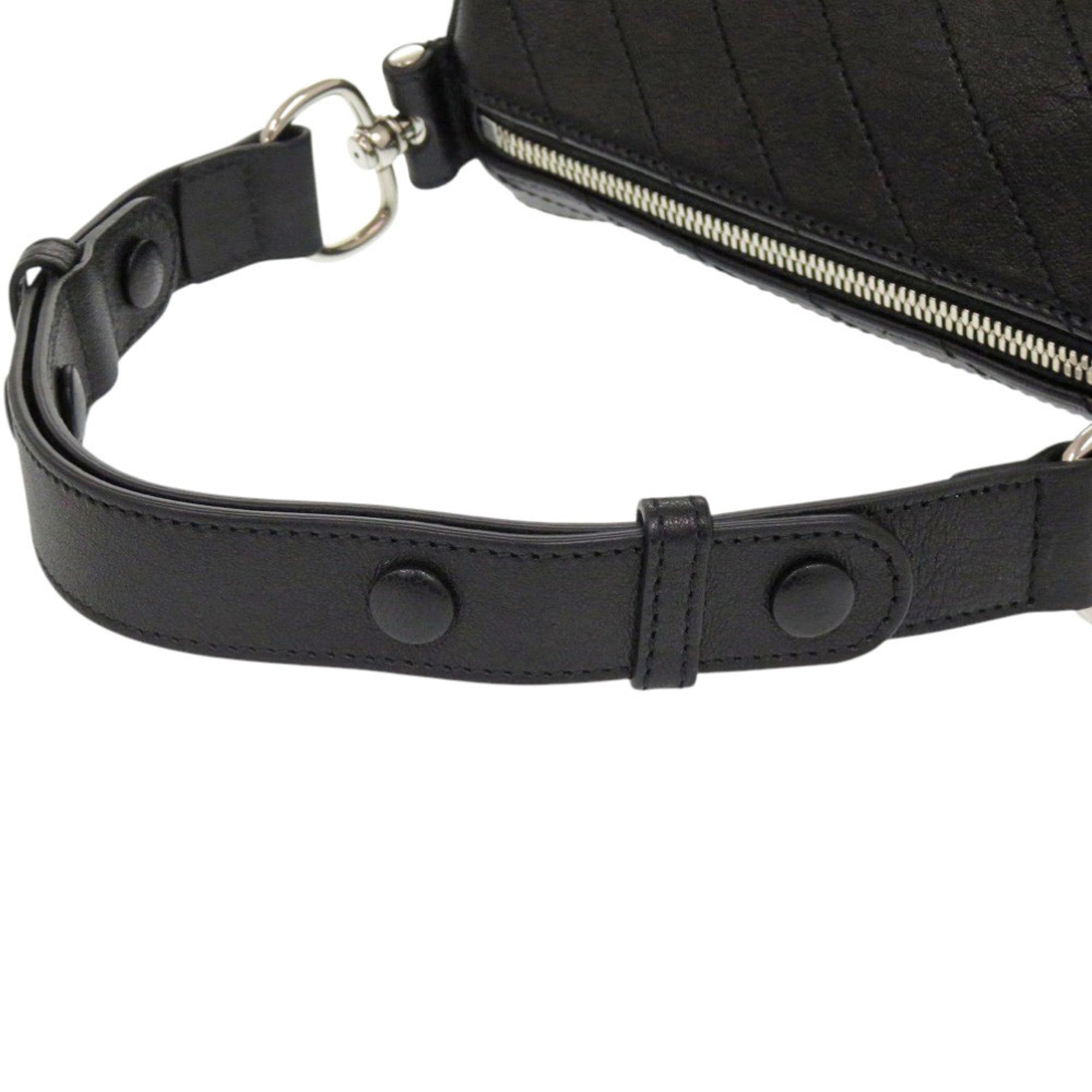 Gucci Black Leather Shoulder Bag (Pre-Owned)