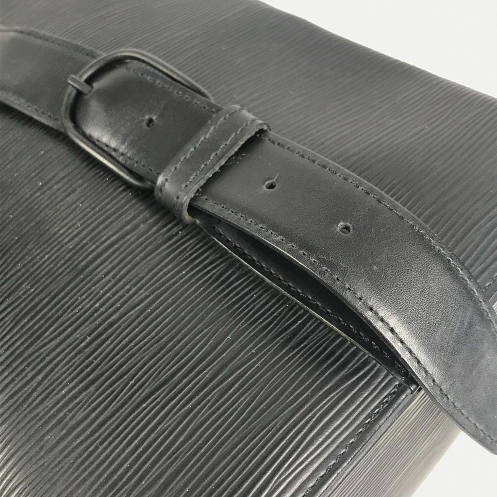 Louis Vuitton Black Noir Epi Leather Shoulder Bag