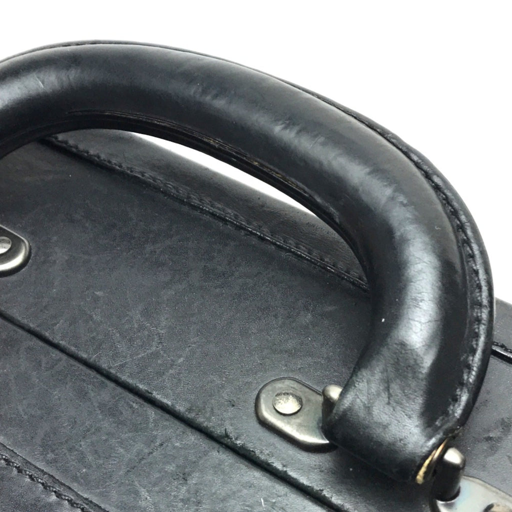 Bottega Veneta Black Leather Briefcase