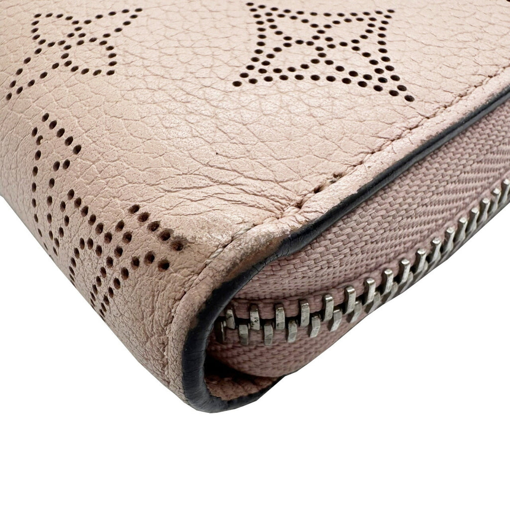 Louis Vuitton Mahina Pink Mahina Leather Long Wallet