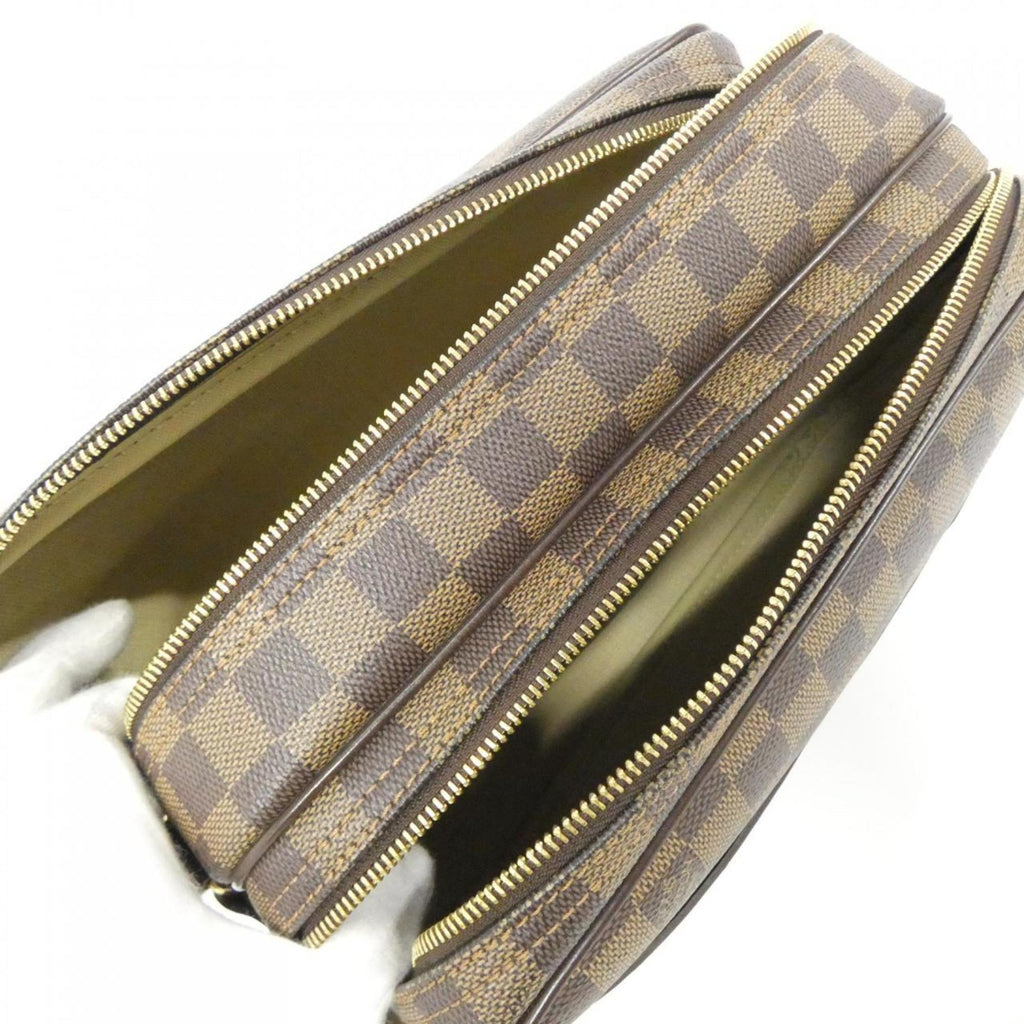 Louis Vuitton Brown Coated Canvas Shoulder Bag