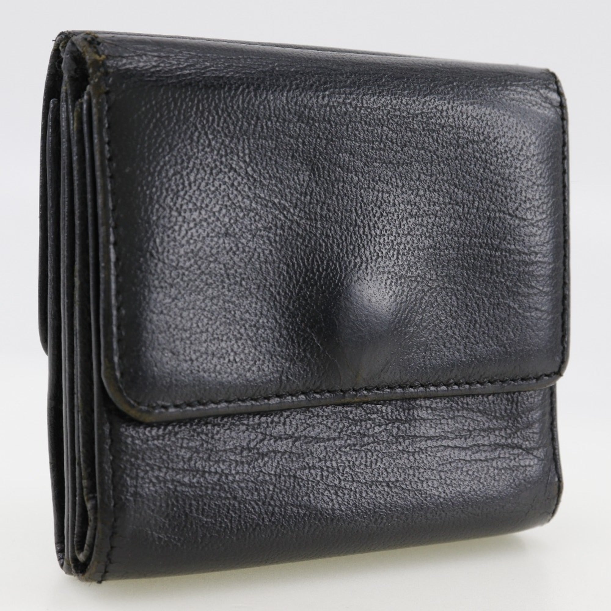 Chanel Black Leather Wallet (Bi-Fold)
