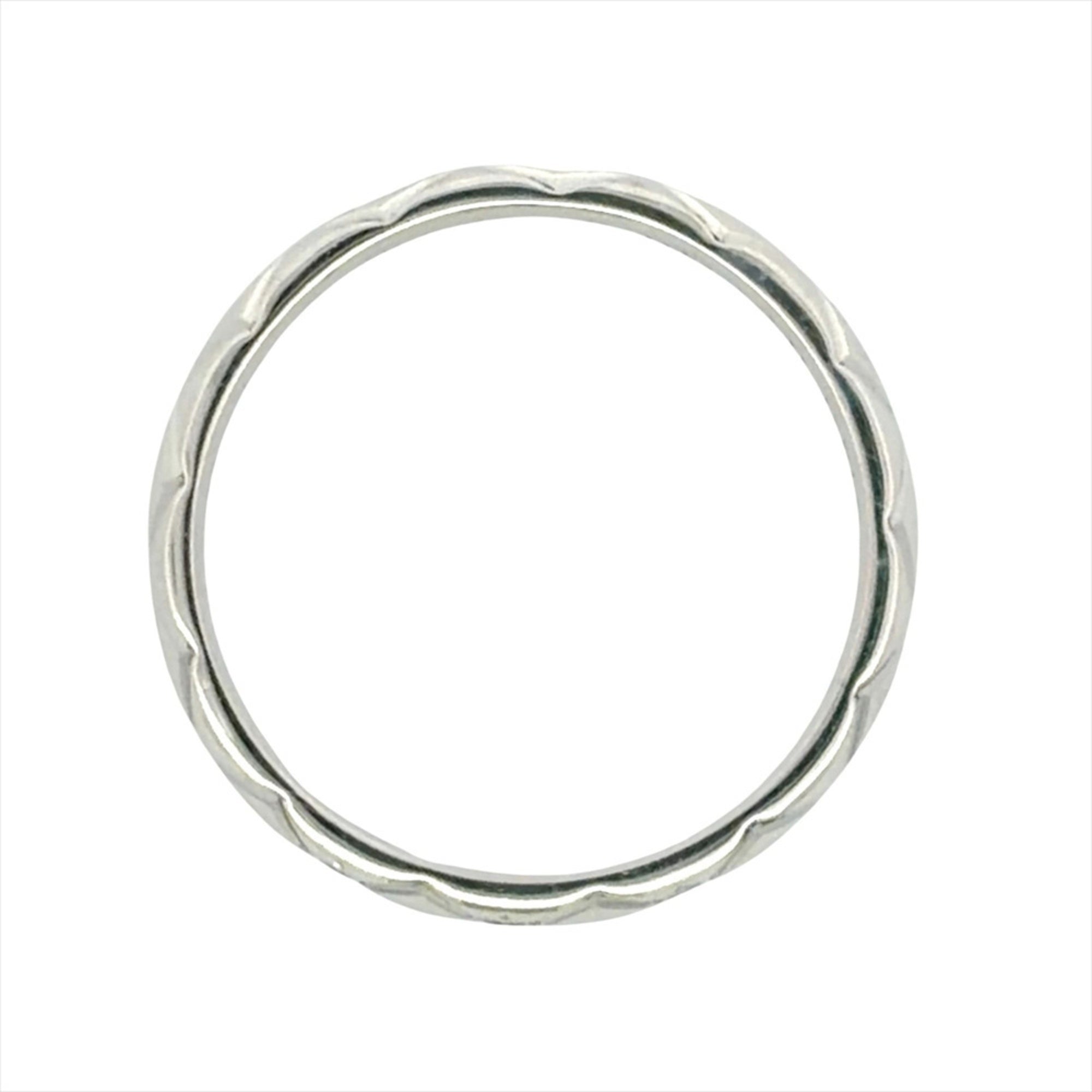 Chanel Platinum Platinum 950 Band Ring