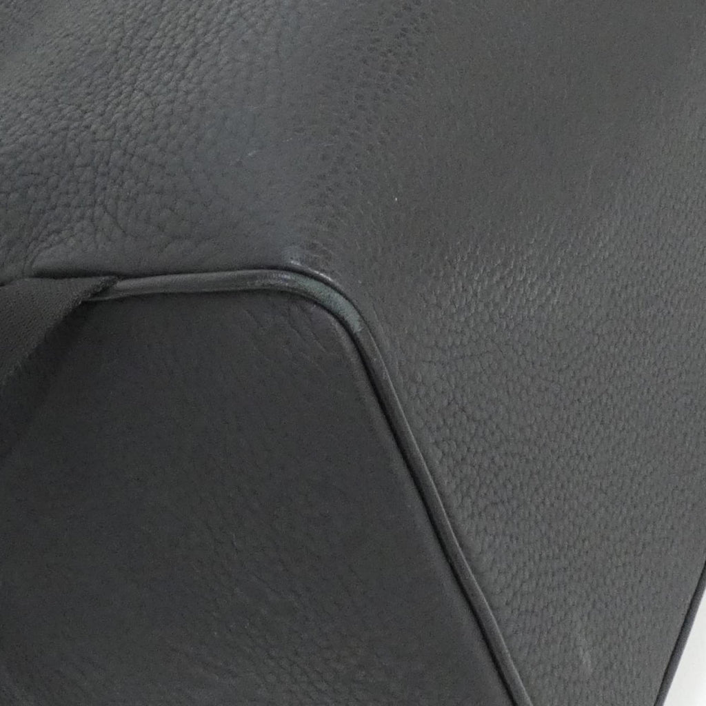 Louis Vuitton Black Leather Backpack