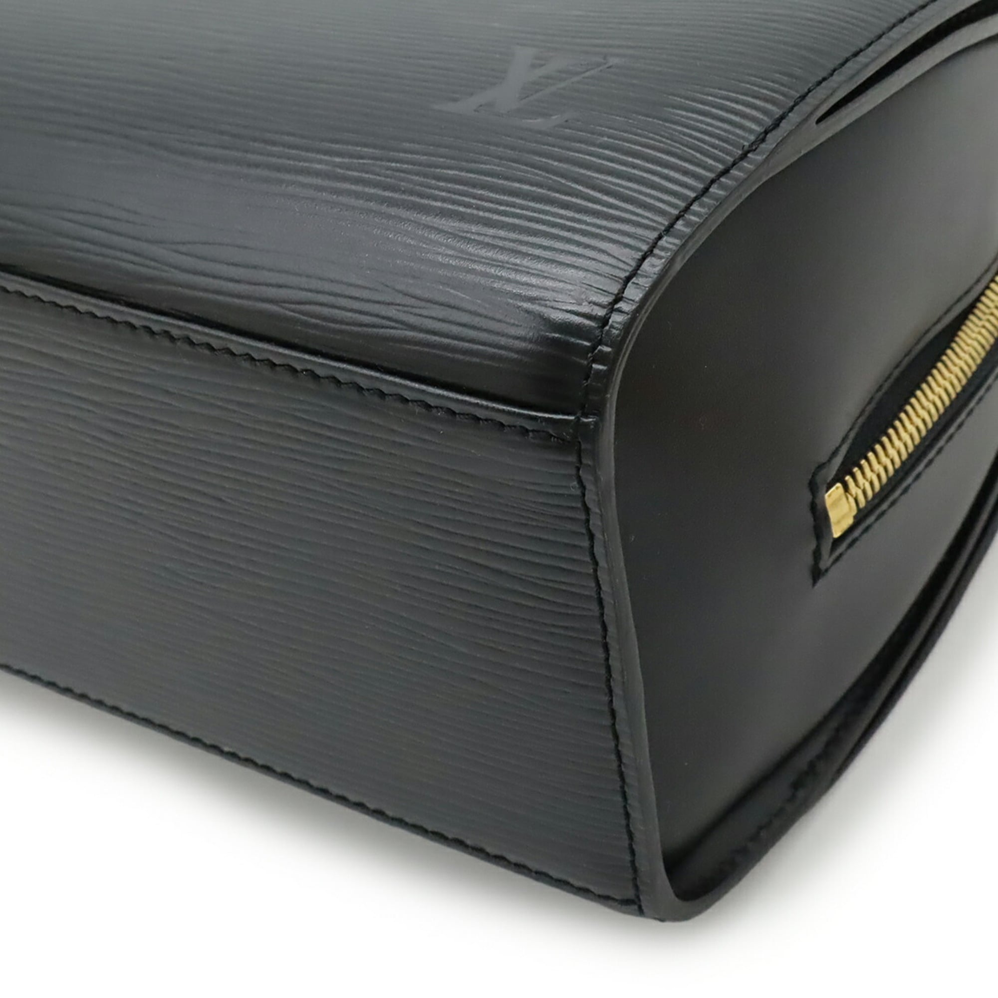 Louis Vuitton Epi Black Noir Epi Leather Handbag