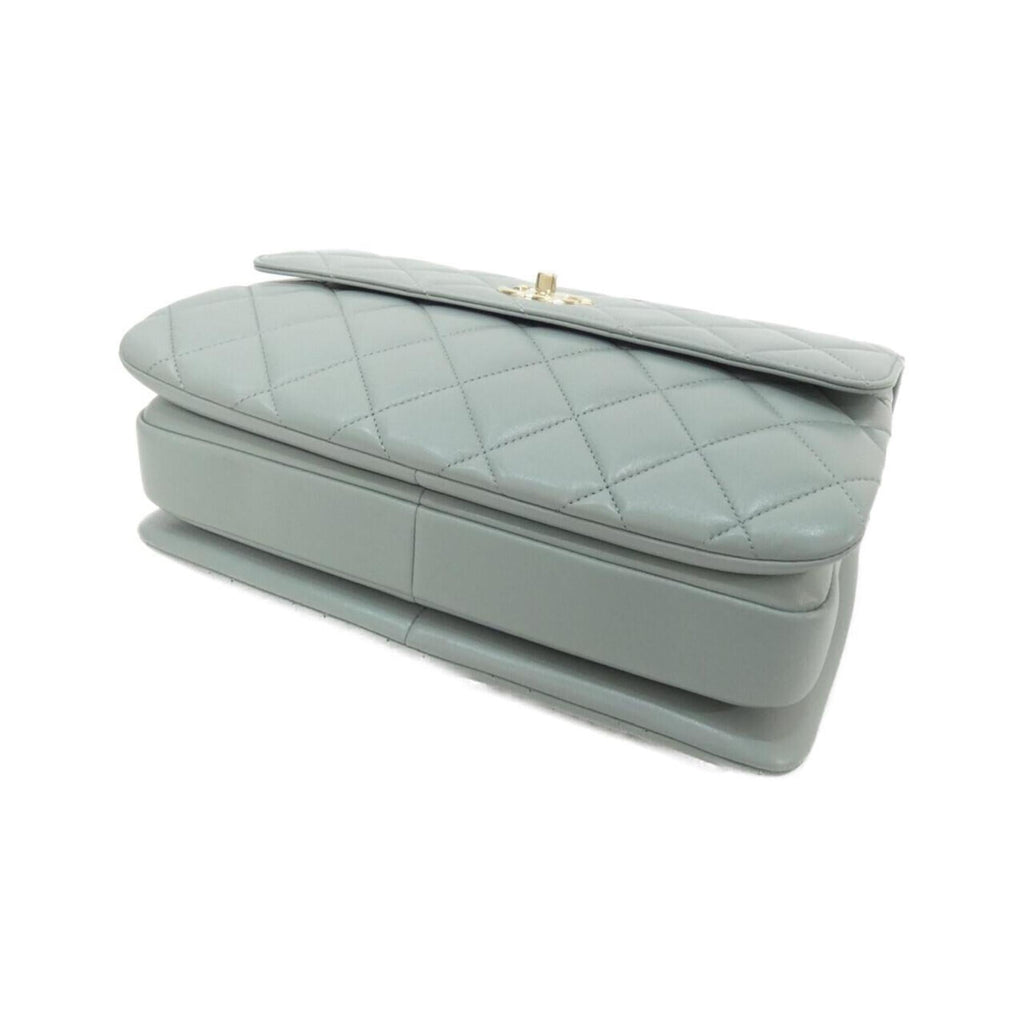 Chanel Light Blue Leather Handbag