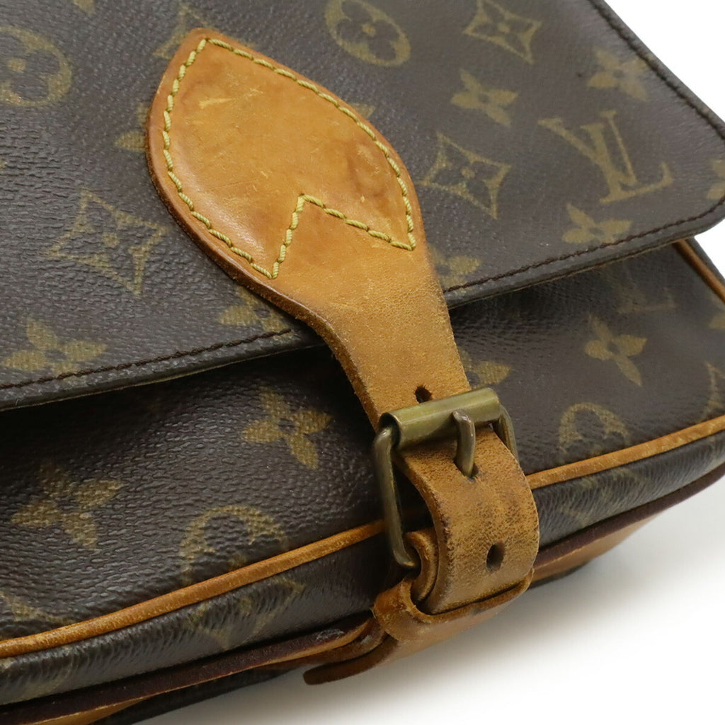 Louis Vuitton Brown Canvas Pochette Shoulder Bag