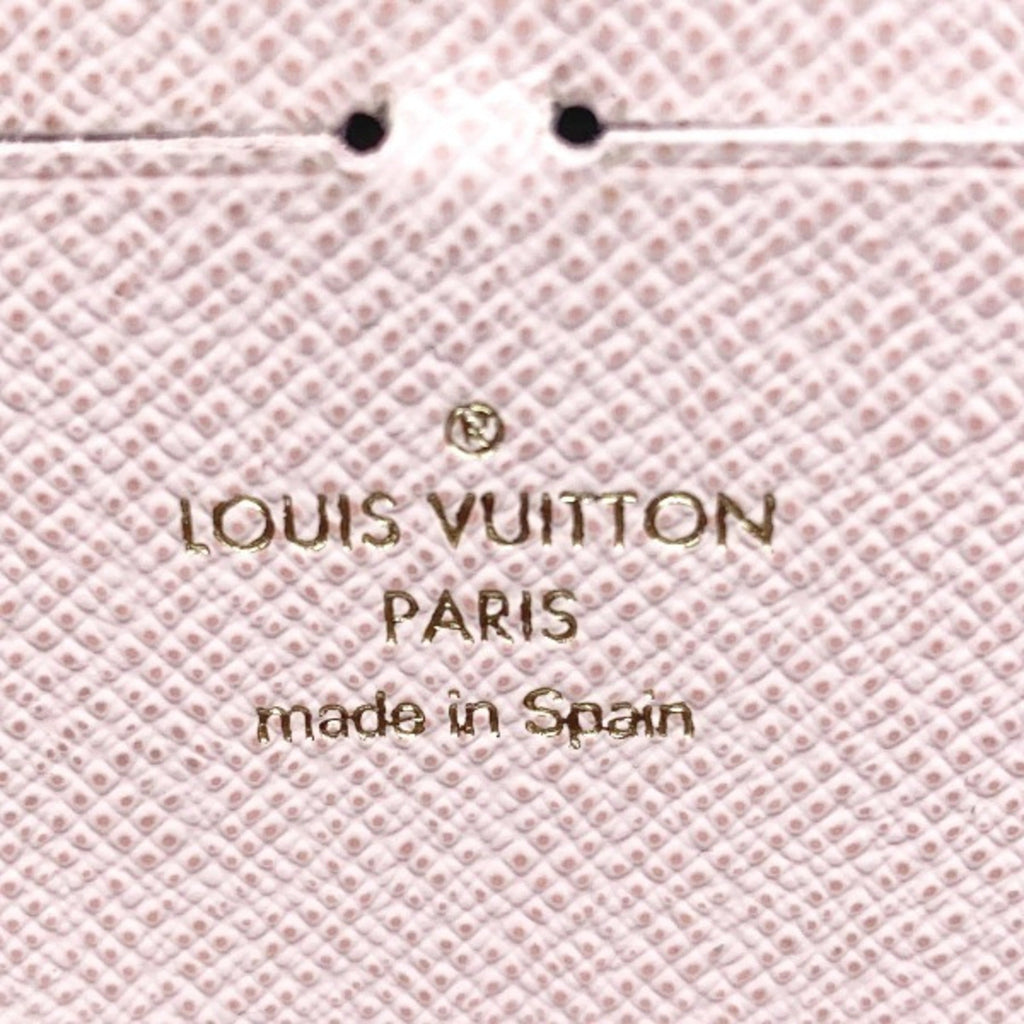 Louis Vuitton Rose Ballerine Damier Canvas Long Wallet