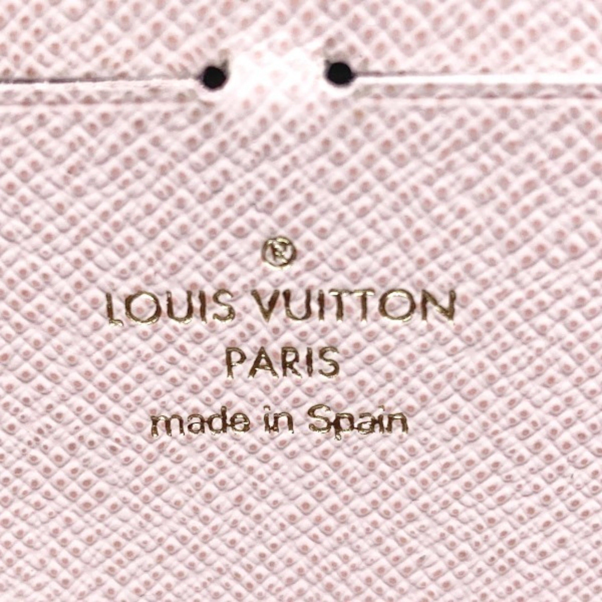 Louis Vuitton Rose Ballerine Damier Canvas Long Wallet