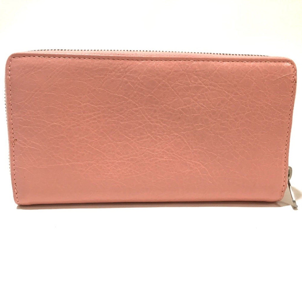 Balenciaga Beige Leather Long Wallet (Bi-Fold)