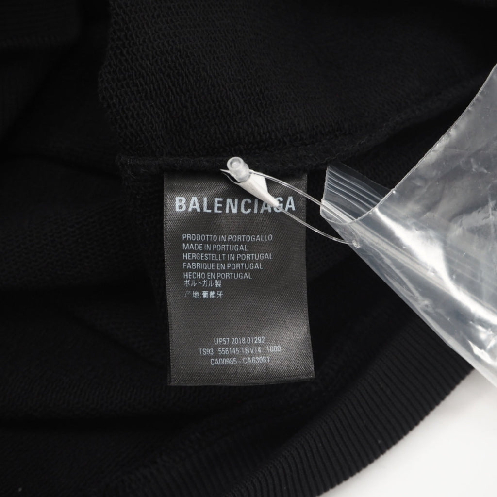 Balenciaga Black Red Color White Cotton