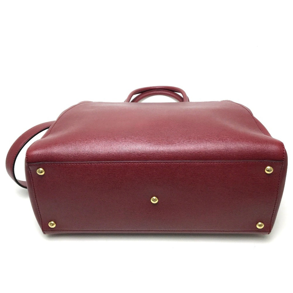 Fendi Red Leather Handbag