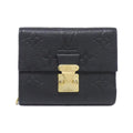 Louis Vuitton Black Monogram Empreinte Wallet (Tri-Fold)