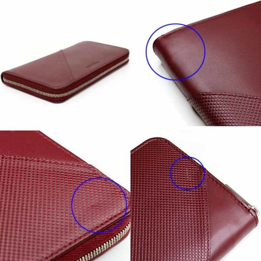 Bottega Veneta Bordeaux Pvc Long Wallet (Bi-Fold)