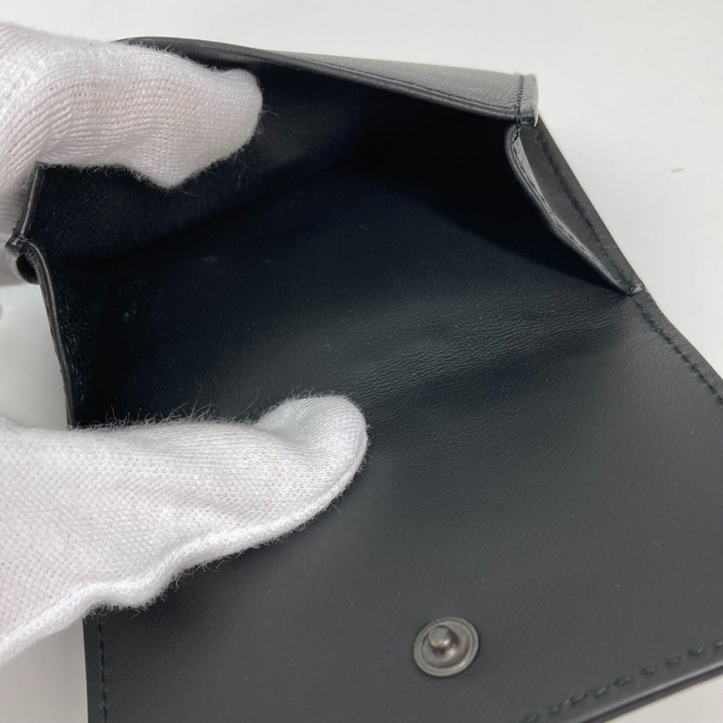 Bottega Veneta Black Intrecciato Wallet (Tri-Fold)