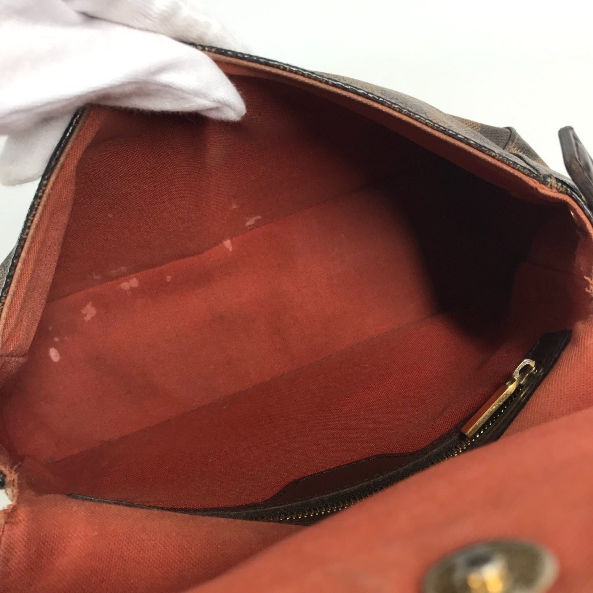 Louis Vuitton Brown Ebene Damier Canvas Handbag Shoulder Bag Tote Bag