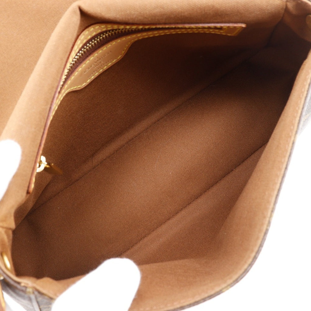 Louis Vuitton Brown Monogram Canvas Shoulder Bag