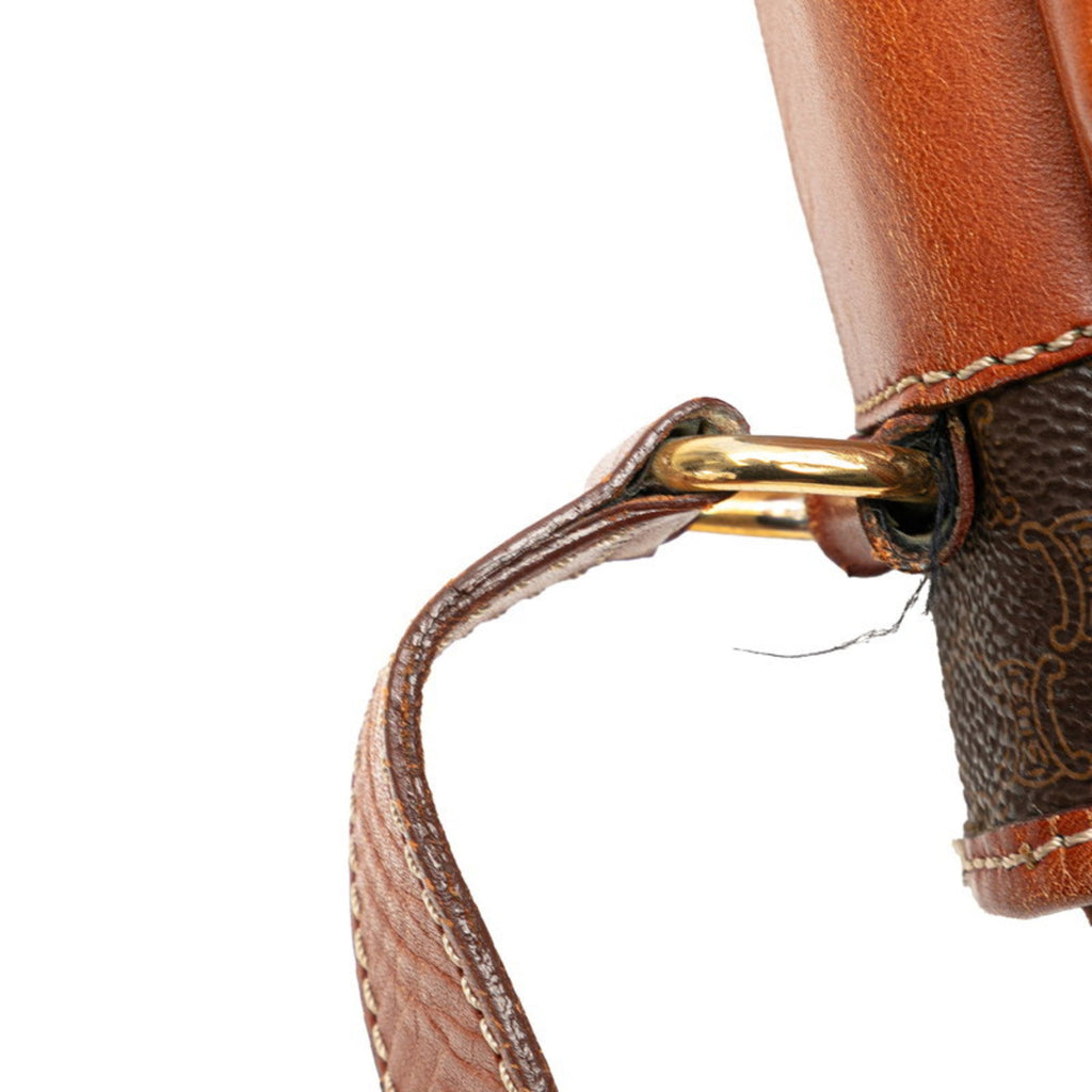 Celine Brown Pvc Leather Handbag Shoulder Bag