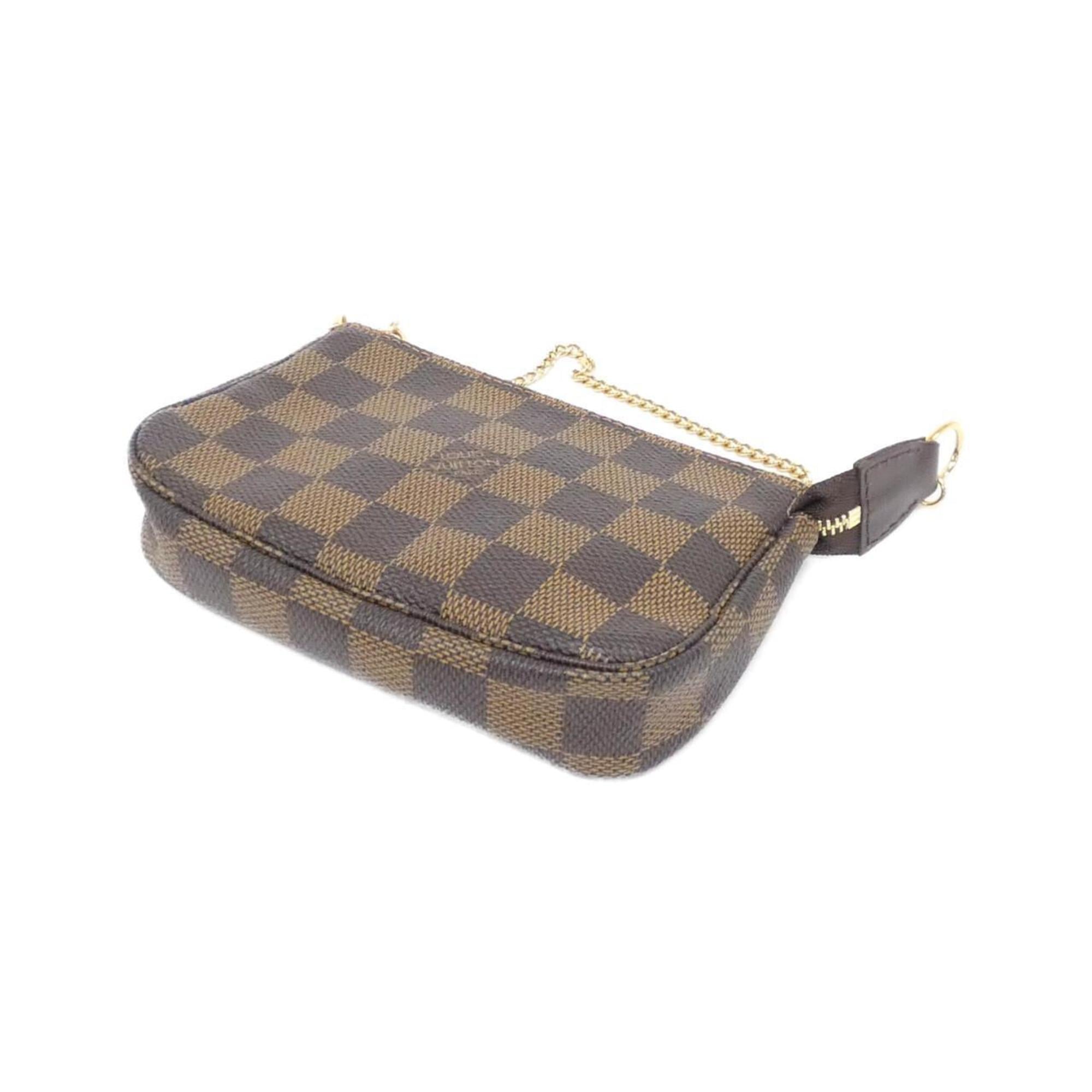 Louis Vuitton Ebene Coated Canvas Pochette Pouch