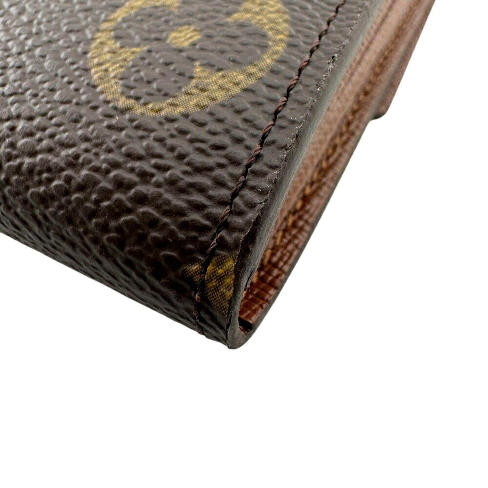 Louis Vuitton Monogram Brown Leather Long Wallet