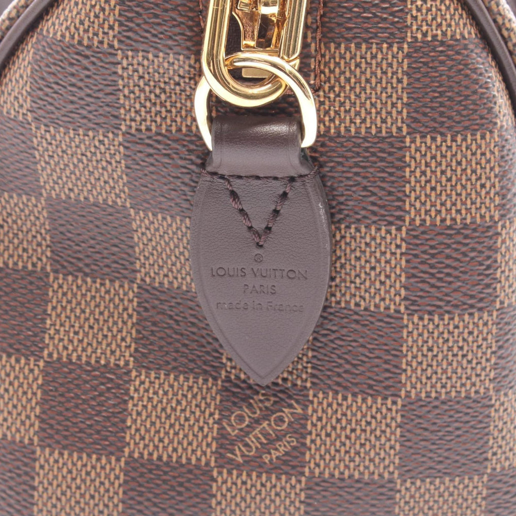 Louis Vuitton Brown Ebene Coated Canvas Leather Handbag