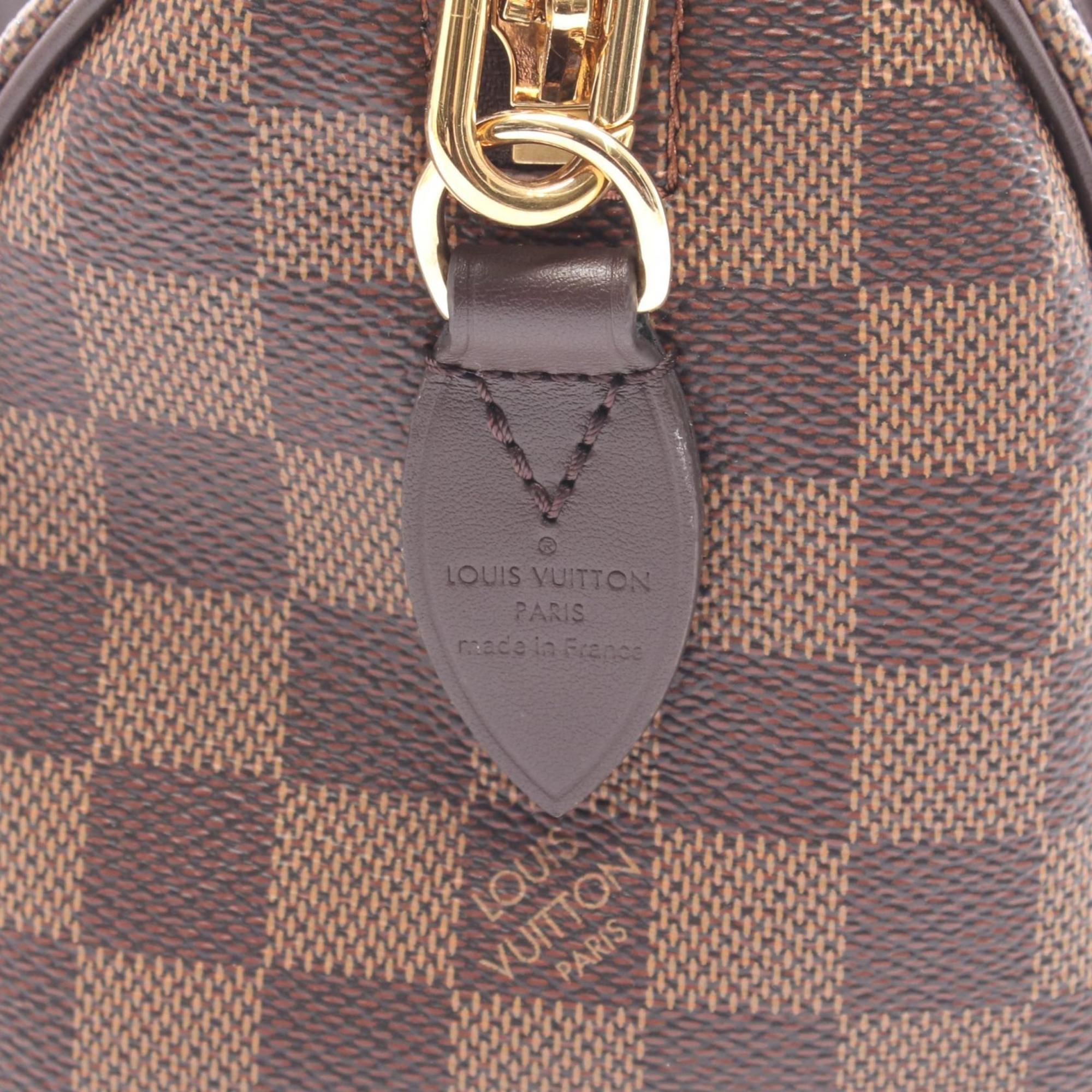 Louis Vuitton Brown Ebene Coated Canvas Leather Handbag