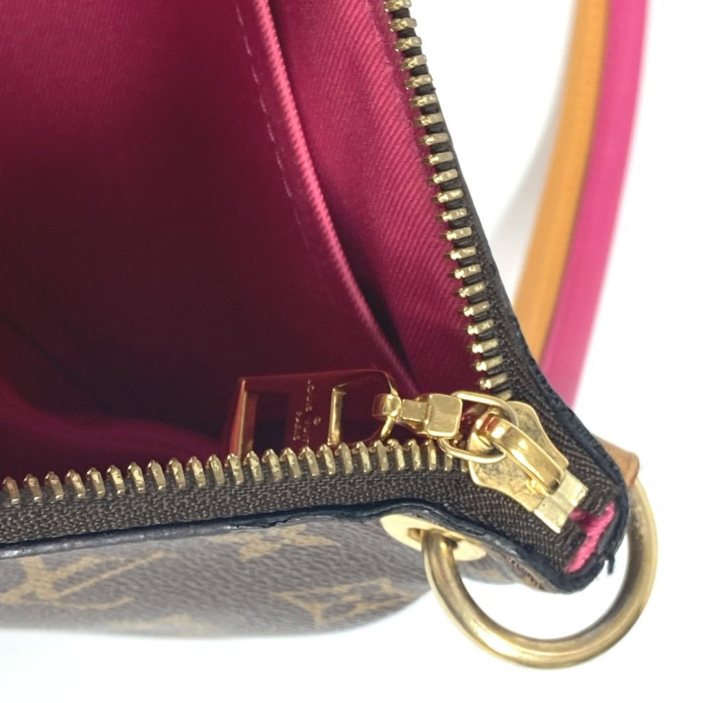Louis Vuitton Brown Monogram Pink Monogram Pochette Shoulder Bag