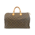 Louis Vuitton Marron Coated Canvas Boston Bag