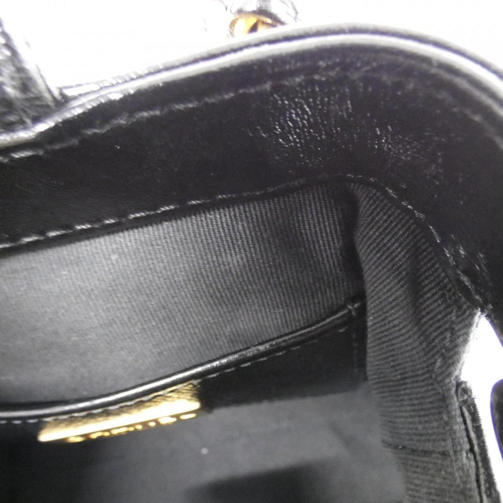 Chanel Black Leather Shoulder Bag