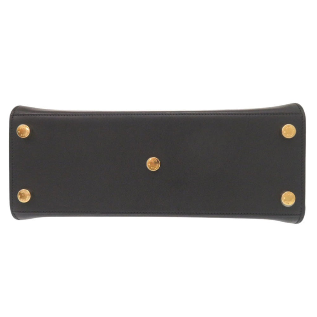 Louis Vuitton Black Leather Handbag
