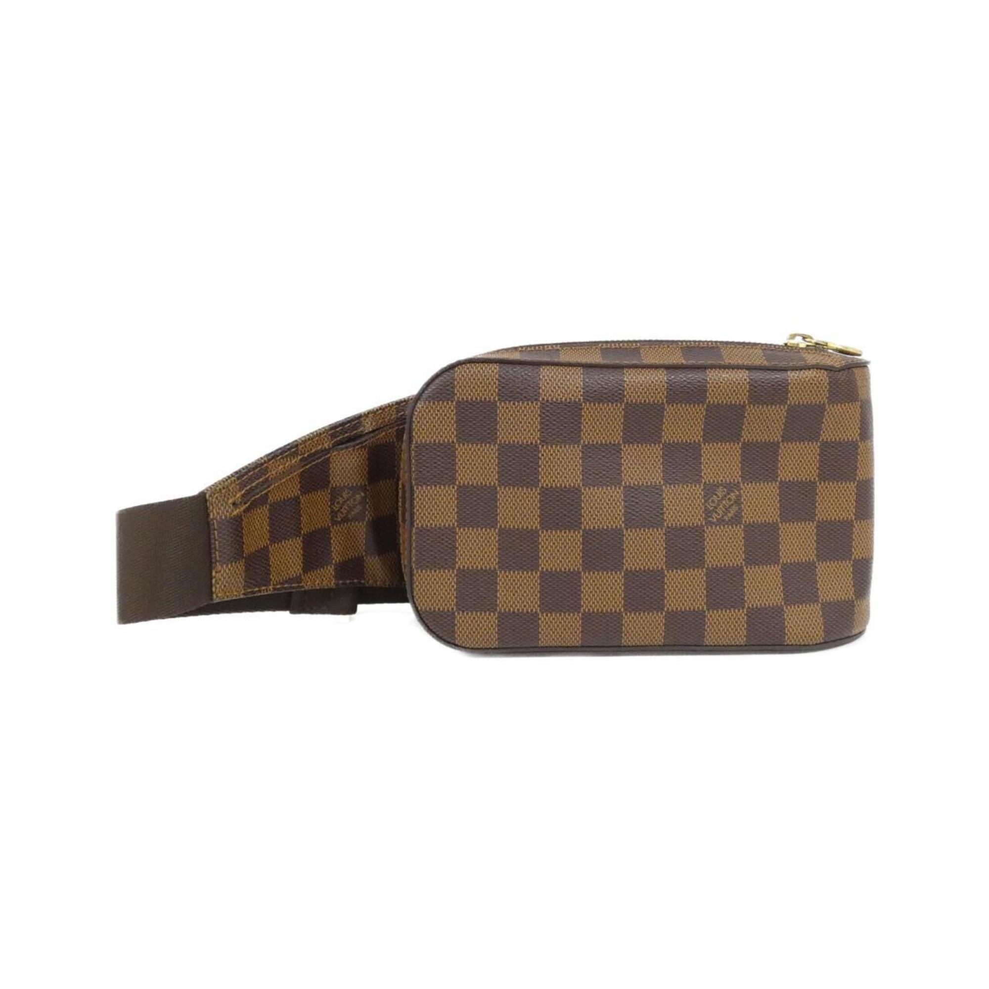 Louis Vuitton Brown Coated Canvas Shoulder Bag