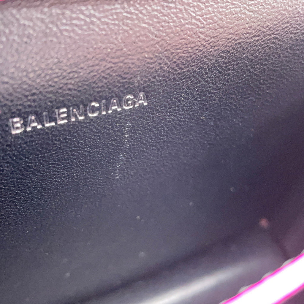 Balenciaga Pink Leather Handbag Pouch Shoulder