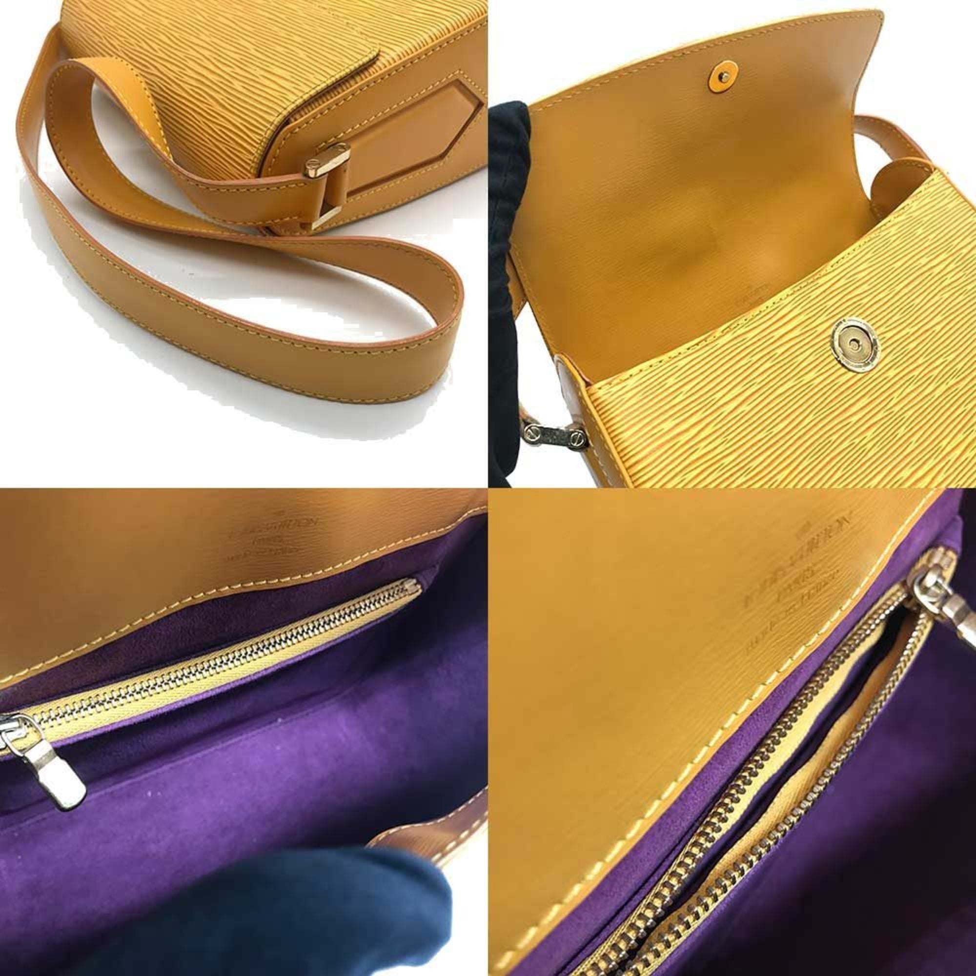 Louis Vuitton Yellow Epi Leather Shoulder Bag