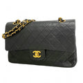 Chanel Black Leather Shoulder Bag