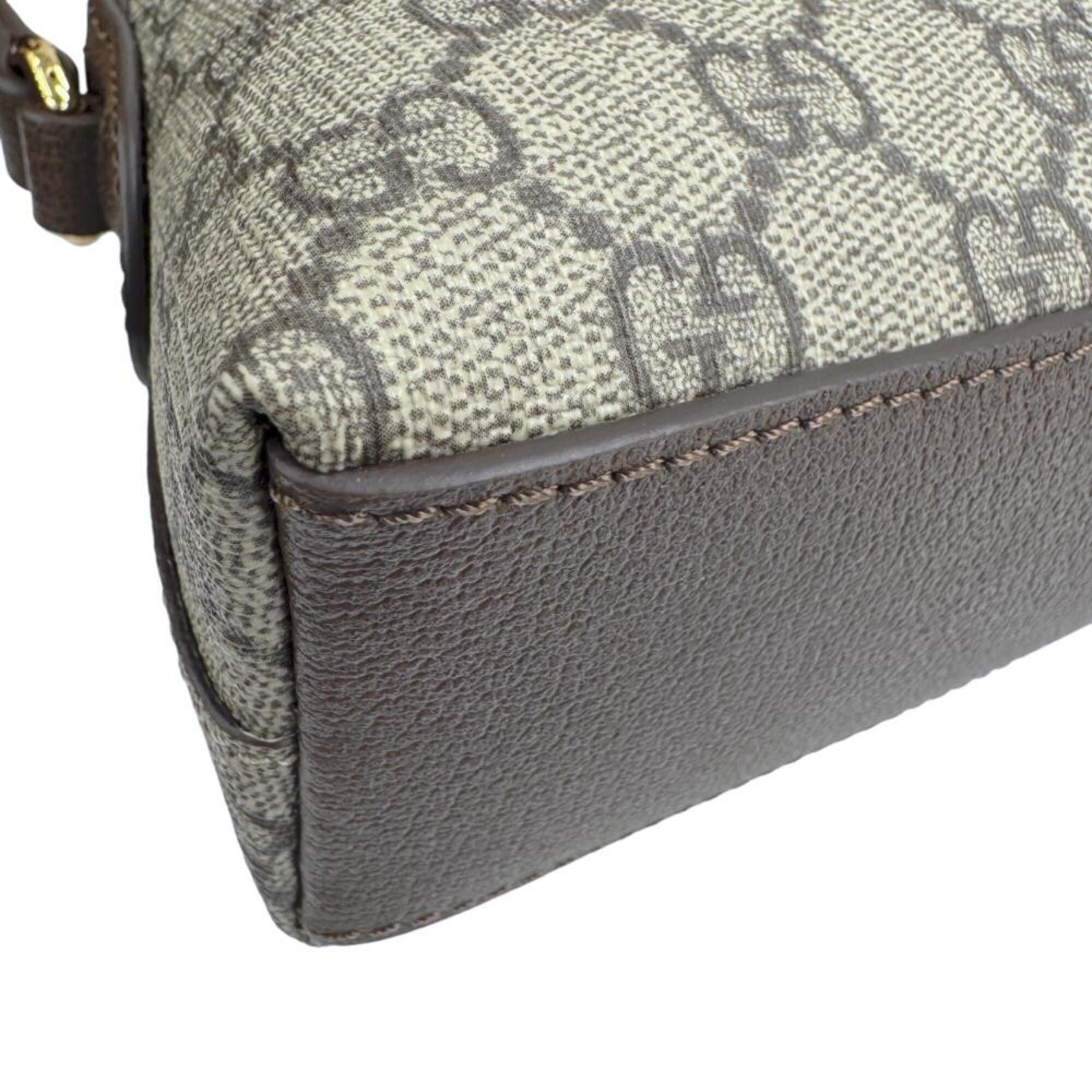 Gucci Beige Gg Supreme Shoulder Bag (Pre-Owned)
