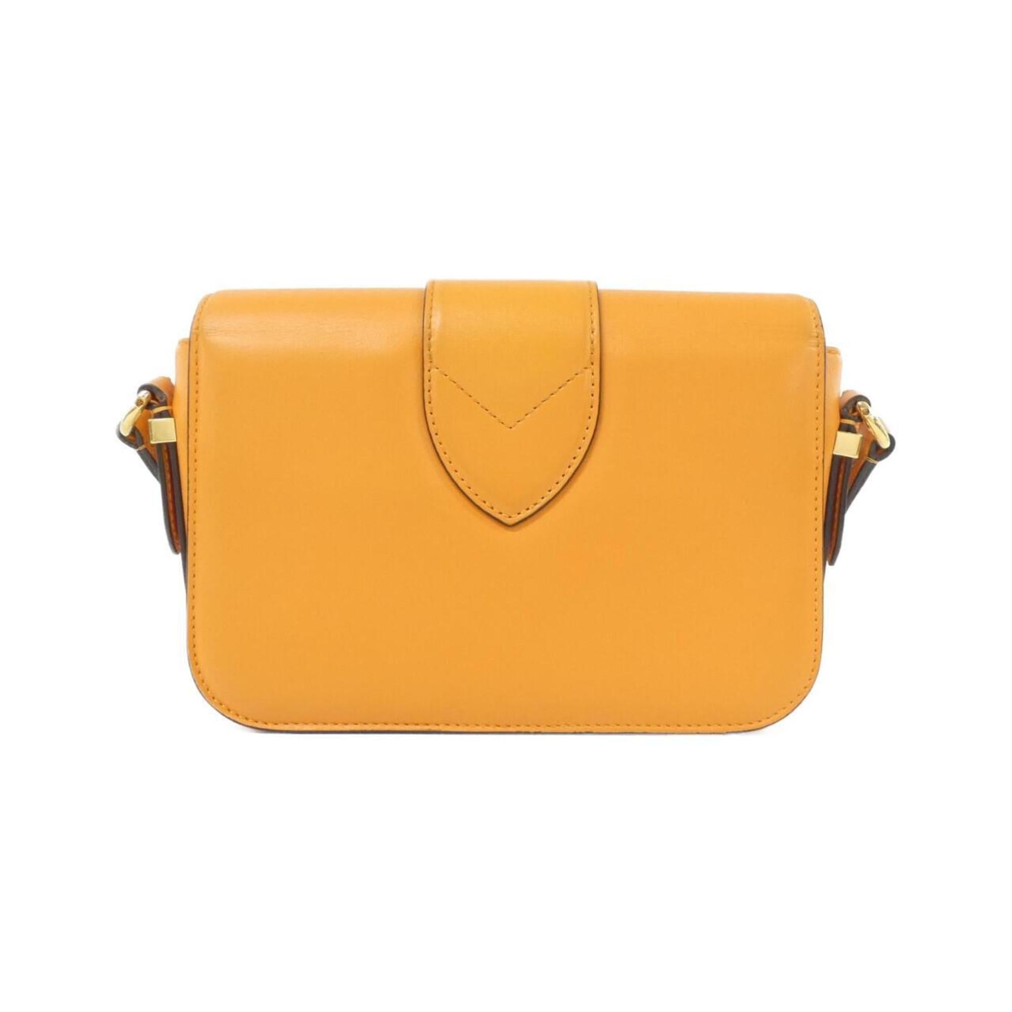 Louis Vuitton Orange Leather Shoulder Bag