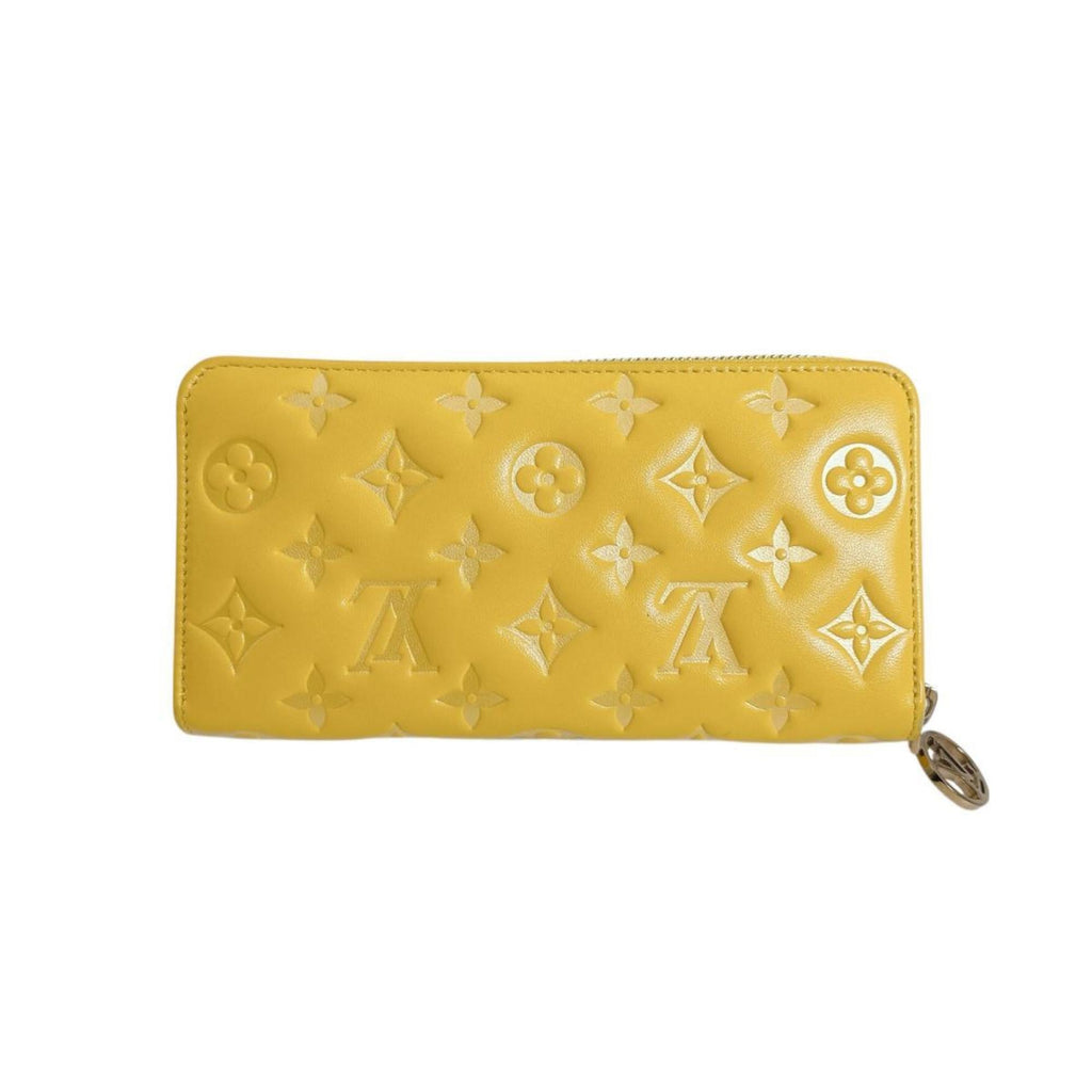 Louis Vuitton Monogram Empreinte Yellow Monogram Empreinte Long Wallet