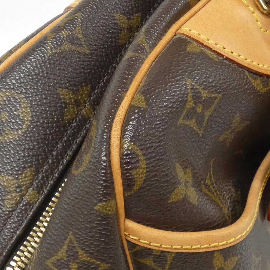 Louis Vuitton Brown Coated Canvas Handbag