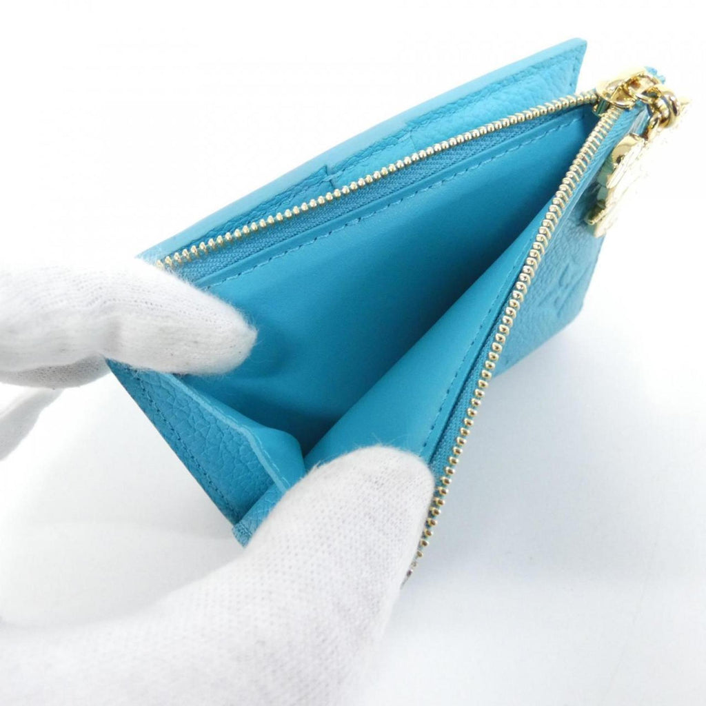 Louis Vuitton Blue Leather Wallet